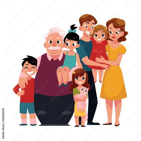 Hugging Family Clipart