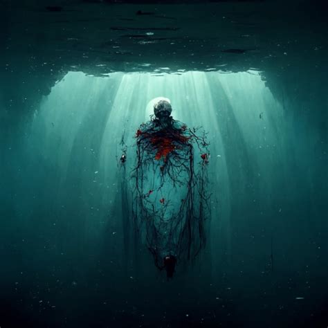 drowning in death | Midjourney