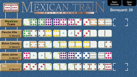 Mexican Train Dominoes Online App Game | by Dilly Dally Games