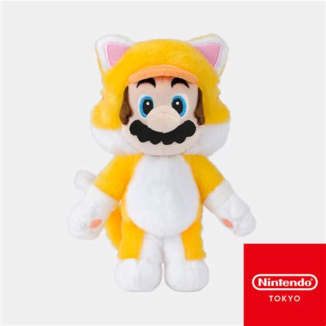 Super Mario - Power Up Plushie - Cat Mario - Nintendo Tokyo Exclusive ...