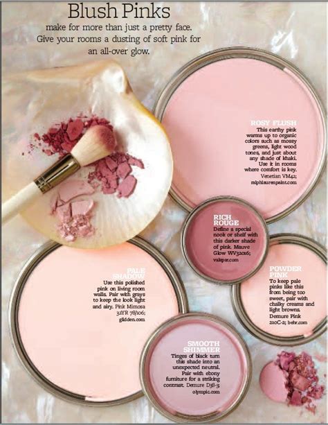 Paint Palette - Blush Pinks - Interiors By Color