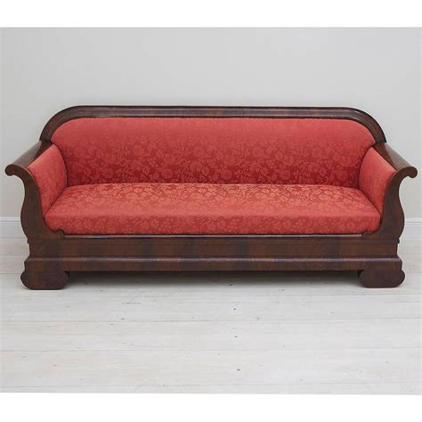 American Empire Sleigh Sofa in Mahogany Attributable to Meeks, circa 1835 in 2021 | Modern ...
