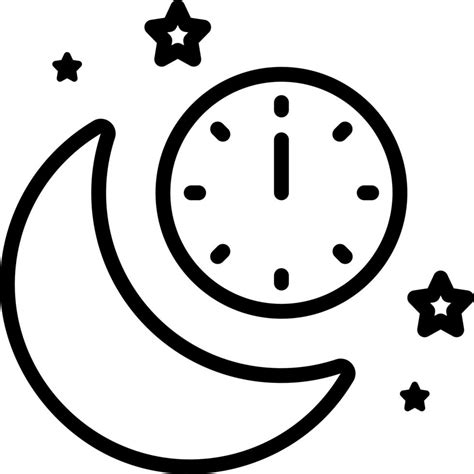 line icon for midnight 17550331 Vector Art at Vecteezy