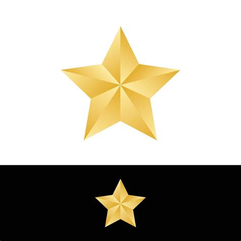 golden star isolated. Vector illustration 10983793 Vector Art at Vecteezy