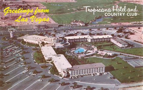 Tropicana Hotel And Country Club Aerial View Las Vegas NV | Las vegas, Tropicana hotel, Aerial view