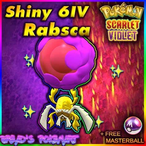 Rabsca Shiny 6IV // Pokemon Scarlet & Violet // EV Trained - Etsy