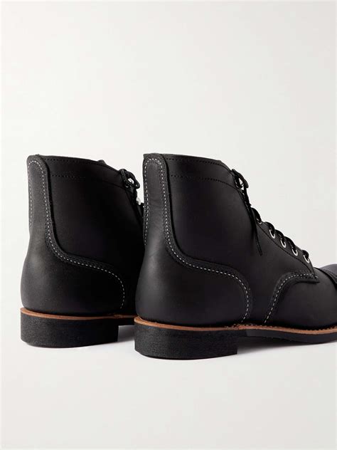 Black 8084 Iron Ranger Leather Boots | RED WING SHOES | MR PORTER