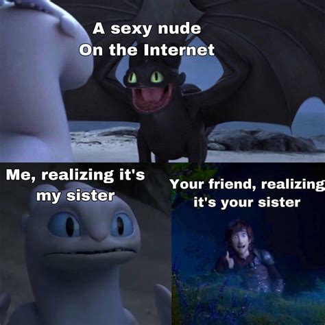 Toothless And Light Fury Meme Template Templatememes | SexiezPicz Web Porn