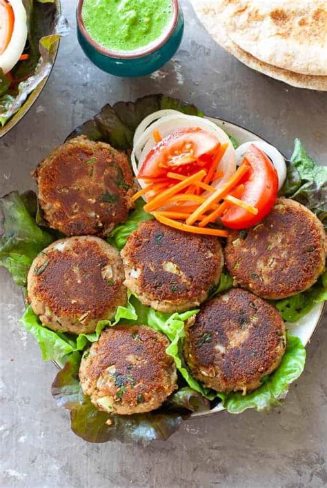 Shami Kebabs with Green Chutney | Indian Ambrosia