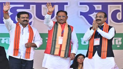 Chhattisgarh Elections 2023: Vishnu Deo Sai takes oath as Chief ...