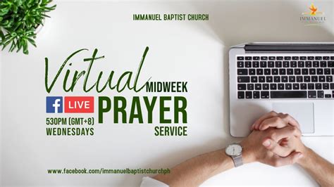 Midweek Prayer Online – Immanuel Baptist Church – Davao City, Philippines