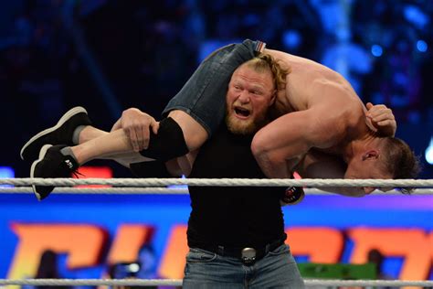 Brock Lesnar ragdolled John Cena after SummerSlam was over (Video)