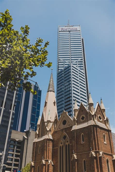 Architecture and Details of the Streets of Perth Modern CBD Editorial ...