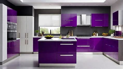 Purple Kitchen Designs