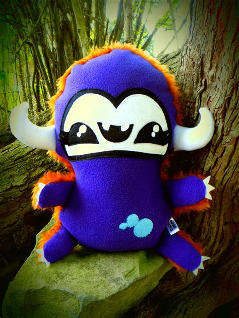 Cute kawaii plush soft toy monster vampire 'Muji | Etsy