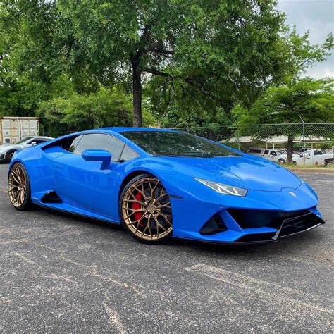 Lamborghini Huracan Evo Blue ANRKY AN10 Wheel | Wheel Front