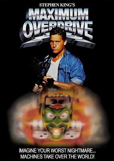 Maximum Overdrive poster - Johnny Compton