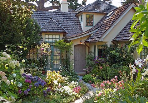 put shrubs and trees close to the house, flowers in front Beautiful Gardens, Beautiful Homes ...