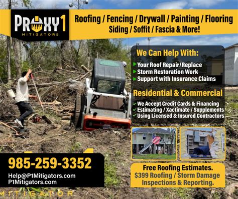 Storm Debris Removal - Storm Restoration Support / Free Roof Inspections