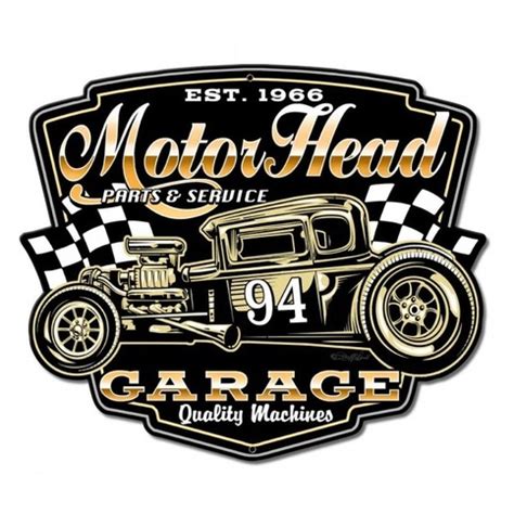 Motor Head Garage · VintroSigns · Online Store Powered by Storenvy