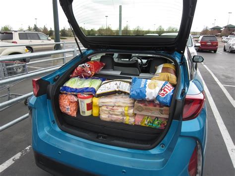 So groceries don't fit in the Prime cargo area? | PriusChat