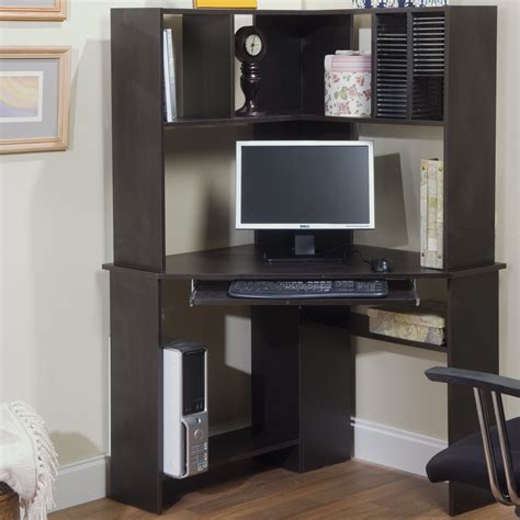 TMS Morgan Corner Computer Desk with Hutch & Reviews | Wayfair