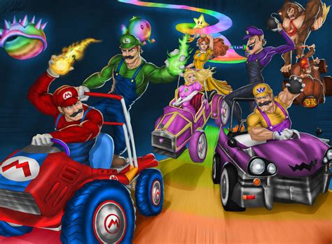 Mario Kart: Double Dash!! - Rainbow Road by Tycony23 on DeviantArt