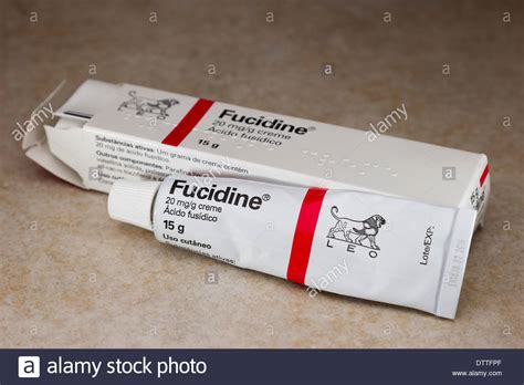 Fucidine cream an antibacterial agent used to treat a number of Stock ...