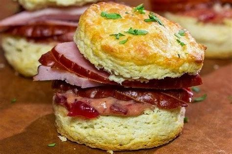 Mini Ham Biscuits Recipe