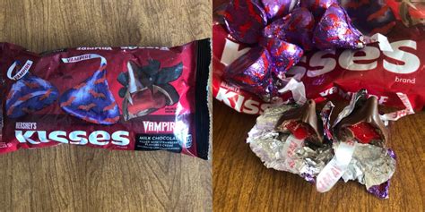 Hershey’s Has Vampire Kisses For Halloween Filled With Strawberry Creme