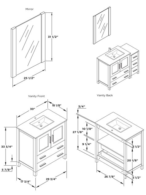 Vanity Drawing at GetDrawings | Free download