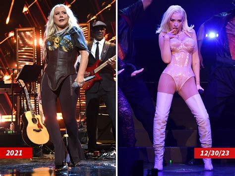 Christina Aguilera Flaunts 40 Lb. Weight Loss During Vegas Residency