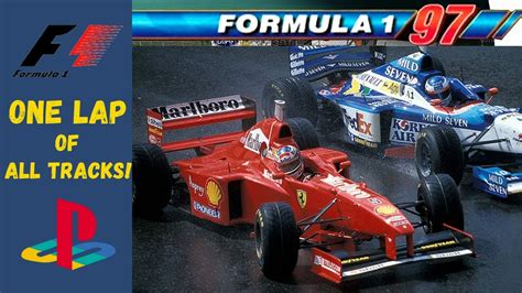 🏎 FORMULA 1 97 (PS1) - UMA VOLTA EM TODAS AS PISTAS / ONE LAP OF ALL ...