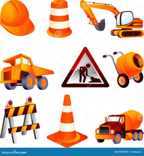 Construction Equipment Stock Illustration - Image: 47052762