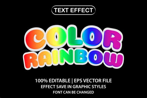 Rainbow Text Vector Art, Icons, and Graphics for Free Download