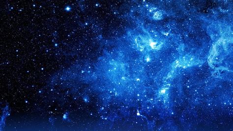 Blue Space Wallpaper