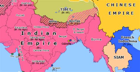 Partition of Bengal | Historical Atlas of Southern Asia (16 October ...