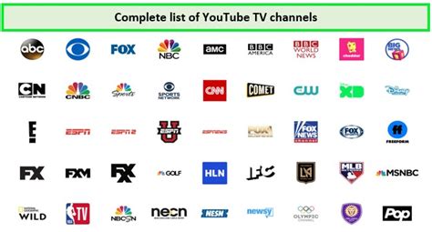 Complete YouTube TV Channels List in New Zealand in 2024