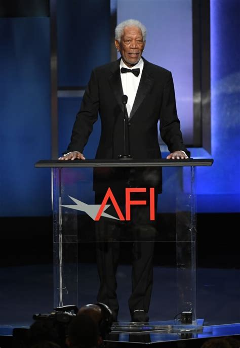 Morgan Freeman speaks onstage during the 47th AFI Life Achievement Award honoring Denzel ...