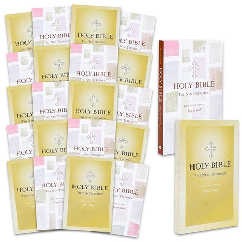 20 Pack Bulk Bibles KJV New Testament - Bundle with 20 King James Holy ...