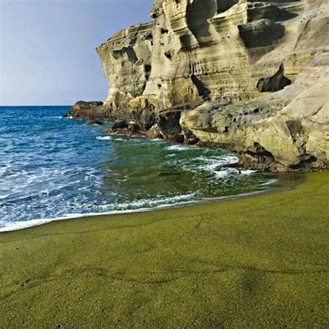 Green Sand Beach - Floreana Island in Galapagos. | Remote island, Green sand beach, Galapagos ...