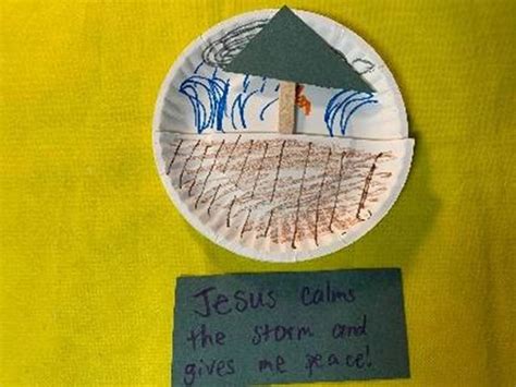 Bible Craft Ideas: Jesus Calms the Storm - Kids Bible Lessons