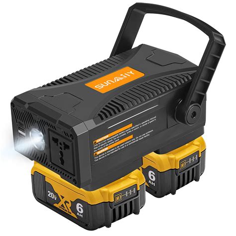 Buy SUnMilY 150W Portable Power Supply Inverter Compatible with Dewalt ...