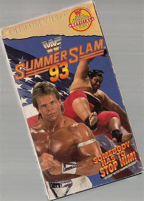 WWE/WWF 1993 VHS SUMMERSLAM: Amazon.ca: Movies & TV Shows