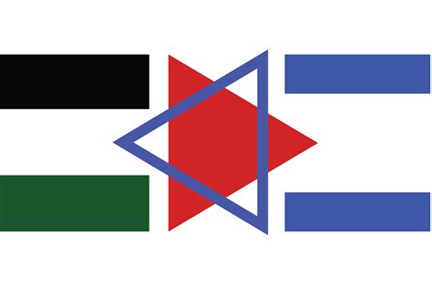 Flag for Israeli-Palestinian cooperation (Israeli-Palestinian peace flag) : r/vexillology