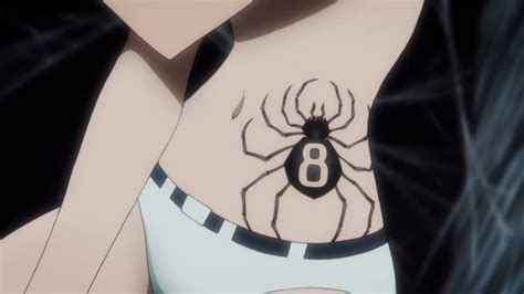 Shizuku Murasaki | Spider tattoo, Hunter x hunter, Hunter tattoo