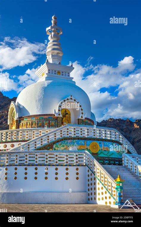 Shanti Stupa, Leh, Ladakh, India Stock Photo - Alamy