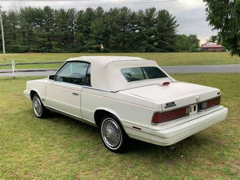 1986 Chrysler LeBaron Turbo For Sale | GuysWithRides.com