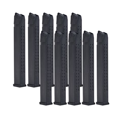 Lightweight Magazine 35 Round Glock/9mm Firearm - 10 Pack - RW Arms