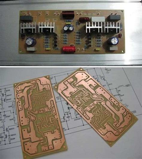 audio power amplifier circuit diagram with pcb layout - Wiring Diagram ...